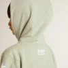 Ljusgrön sweatshirt med dragkedja