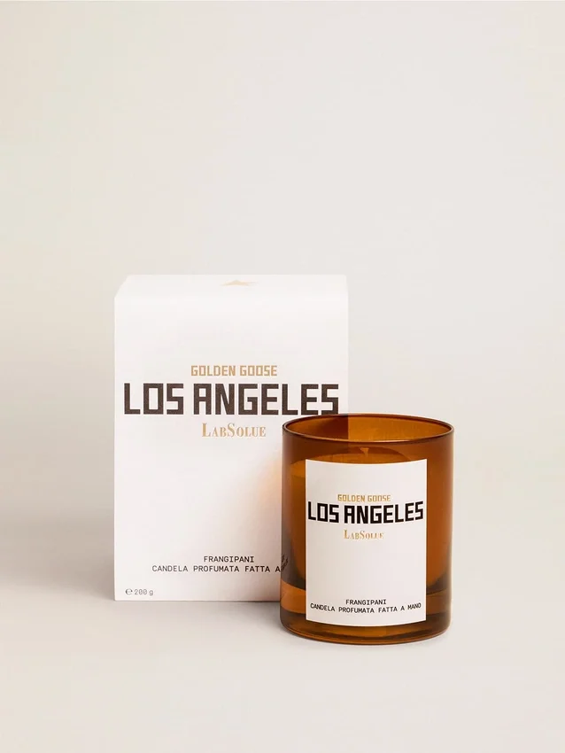 Los Angeles Essence doftljus med frangipane-doft, 200 g.