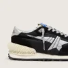 Marathon för herr med ovandel i svart ripstop-nylon och silverfärgad stjärna