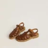 Maxime Junior-sandaler i brunt läder