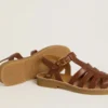 Maxime Junior-sandaler i brunt läder