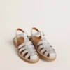 Maxime Junior-sandaler i silver med mikroglimmer