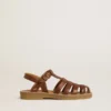 Maxime Young-sandaler i brunt läder