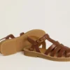 Maxime Young-sandaler i brunt läder