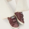 Maxime Young-sandaler i silver med mikroglimmer