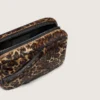 Mini Star Bag i ponnyläder med djurmönster och ton-i-ton-stjärna