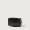 Mini Star Bag i svart läder med ton-i-ton-stjärna