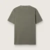 Olivgrön herr-T-shirt med guldbokstäver