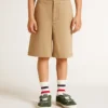 Pojkar shorts i beige bomull