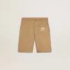Pojkar shorts i beige bomull