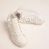 Purestar-sneakers för damer med guldfärgad hälflik