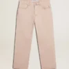 Rosa färgade jeans för män