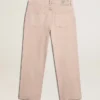 Rosa färgade jeans för män