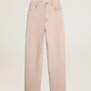 Rosa jeans för dam