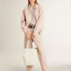 Rosa jeans för dam