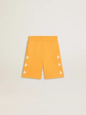 Senapsgula shorts för pojkar
