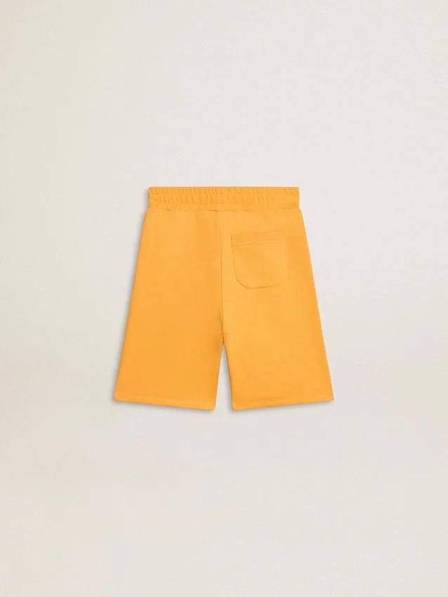 Senapsgula shorts för pojkar