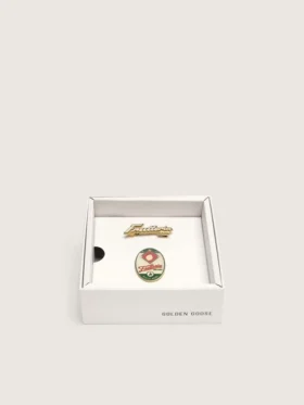 Set med två ”Frutteria Golden”-pins