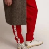Sky-Star-sneakers med signatur på vristen och insatser i ponnyskinn med leopardmönster
