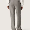 Slim fit-byxor för herr i grå Prince of Wales-rutmönster
