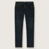 Slim-fit-jeans för herr i mörk indigofärgad stretchdenim