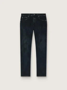 Slim-fit-jeans för herr i mörk indigofärgad stretchdenim