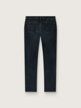 Slim-fit-jeans för herr i mörk indigofärgad stretchdenim