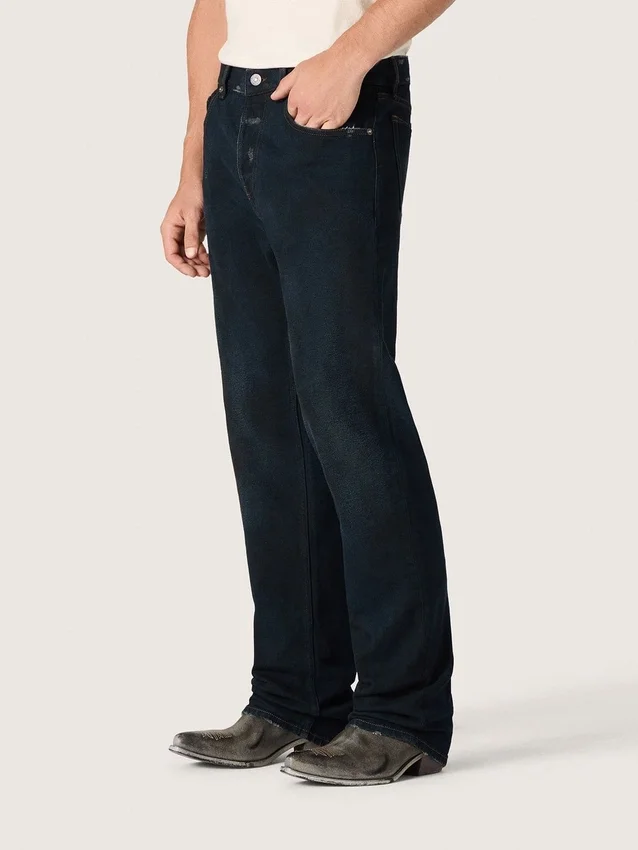 Slim-fit-jeans för herr i mörk indigofärgad stretchdenim
