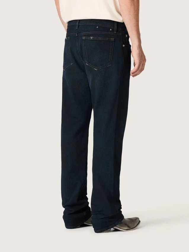 Slim-fit-jeans för herr i mörk indigofärgad stretchdenim