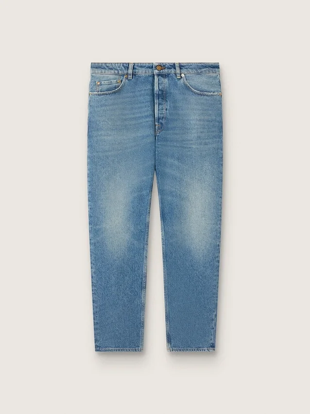 Slim fit-jeans för herr med medium tvätt