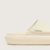 Space-Star-slip-ons för damer i vitt läder