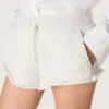 Star-damshorts i grå melerad fleece