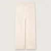 Star unisex-träningsbyxor i vintagevit fleece