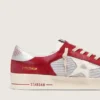 Stardan för herr i mesh och nubuck med nappa-stjärna och läderflik på hälen