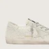 Super-Star i nubuck med Swarovski-kristaller och isgrå stjärna i mocka