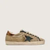Super-Star LTD för dam i beige canvas med svart läderstjärna