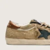 Super-Star LTD för dam i beige canvas med svart läderstjärna