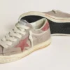 Super-Star LTD för herr i grått mocka med röd vaxad mockastjärna och hälflik