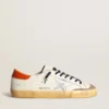 Super-Star Penstar med silverstjärna och orange hälflik