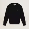 Svart sweatshirt från Archibald Star Collection med ton-i-ton-stjärna på framsidan