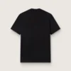 Svart T-shirt från Star Collection med ton-i-ton-stjärna på framsidan