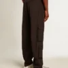 Svarta cargobyxor i ripstop-nylon