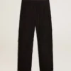 Svarta cargobyxor i ripstop-nylon