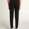 Svarta leggings för flickor med vita stjärnor på sidorna