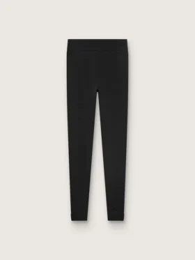 Svarta sportleggings med hög midja för damer