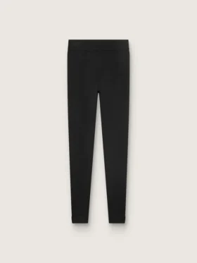 Svarta sportleggings med hög midja för damer