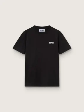 T-shirt från Black Star Collection med kontrasterande vit logotyp och stjärna