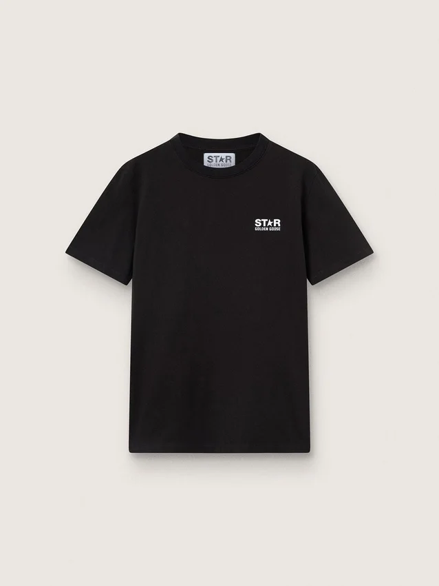 T-shirt från Black Star Collection med kontrasterande vit logotyp och stjärna