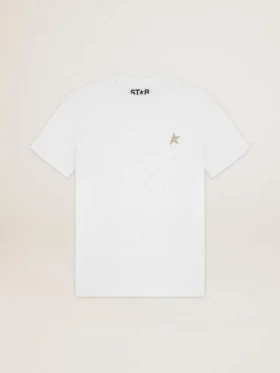 T-shirt från Star Collection-kollektionen med en stjärna i guldglitter på framsidan
