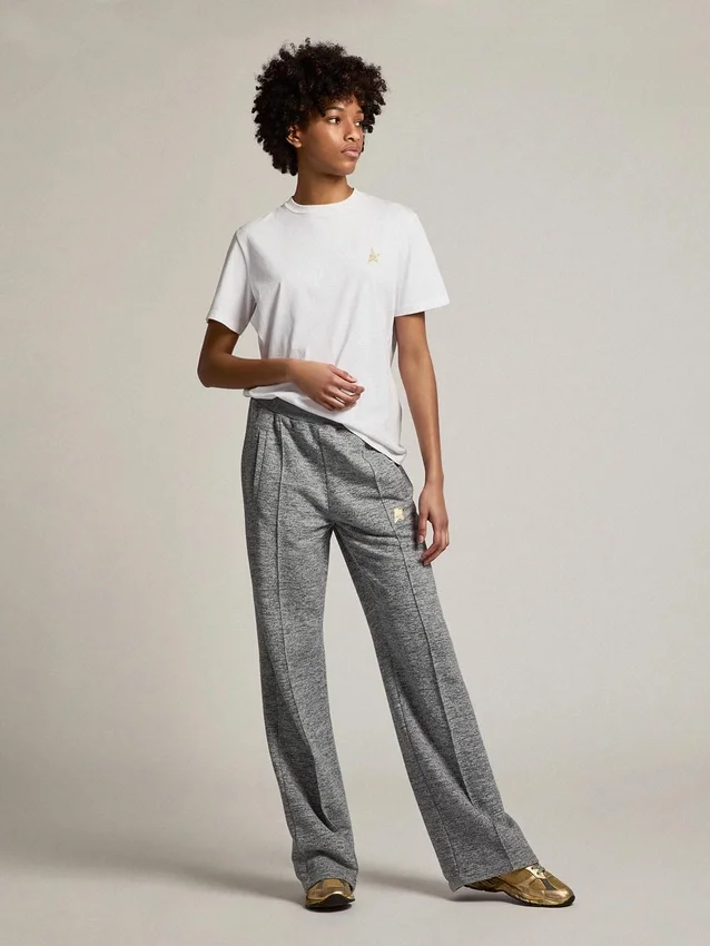 T-shirt från Star Collection-kollektionen med en stjärna i guldglitter på framsidan